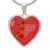 Luxury Heart Pendant Necklace Forever I love You