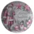Merry Christmas Plate with Pink Santa Claus
