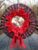 Unique Handmade Red Roses Wreath