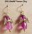Amethyst Angel Earrings with Gold-Plated Ear Wires