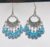 Aqua Chandelier Earrings